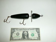 Vintage Bauer Chippewa Globe Wood Muskie Musky Topwater Lure - Used* *READ*