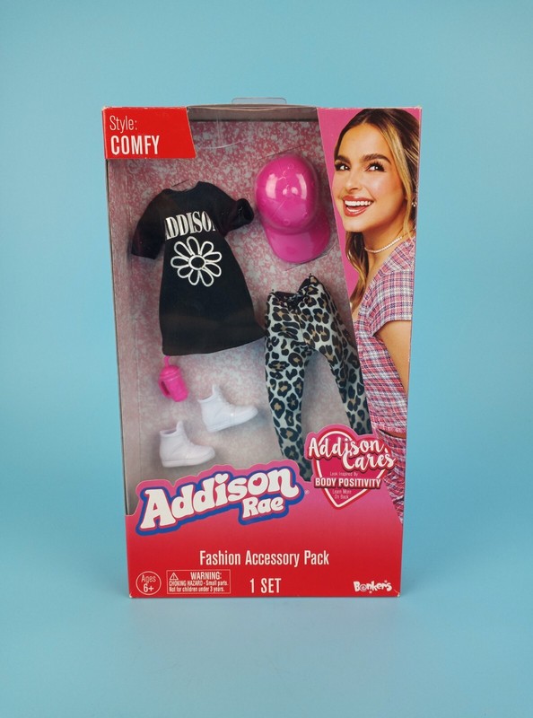 Addison Cares Addison Rae Body Positive Doll Clothes Comfy Outfit Cheetah Print