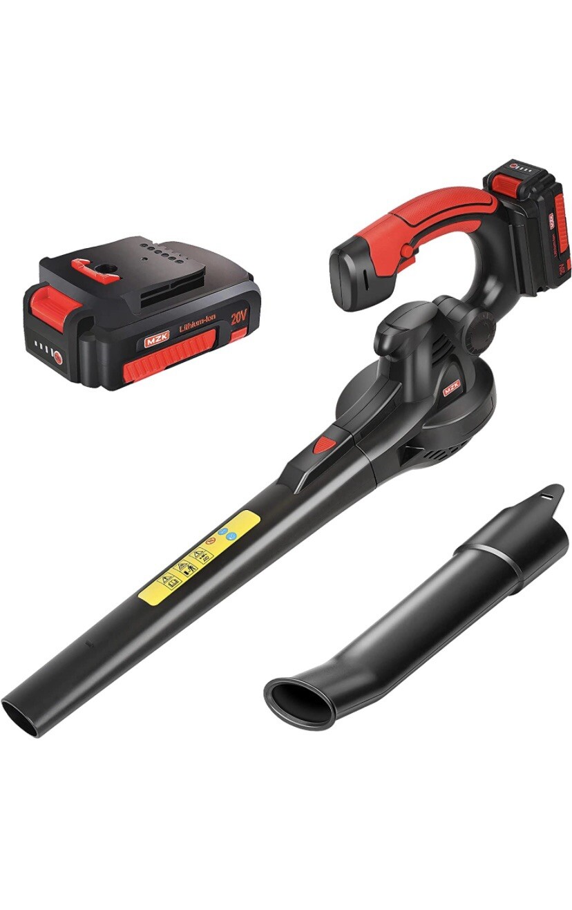 Cordless Leaf Blower 20V Battery Powered Leaf Blower with Battery and Charger eBay