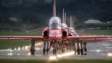 Aircraft vehicle red arrows frontal view lineup Custom Gaming Mat Desk 2758