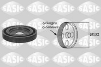 Sasic 5150Q60 Belt Pulley, Crankshaft For CitroËN Peugeot