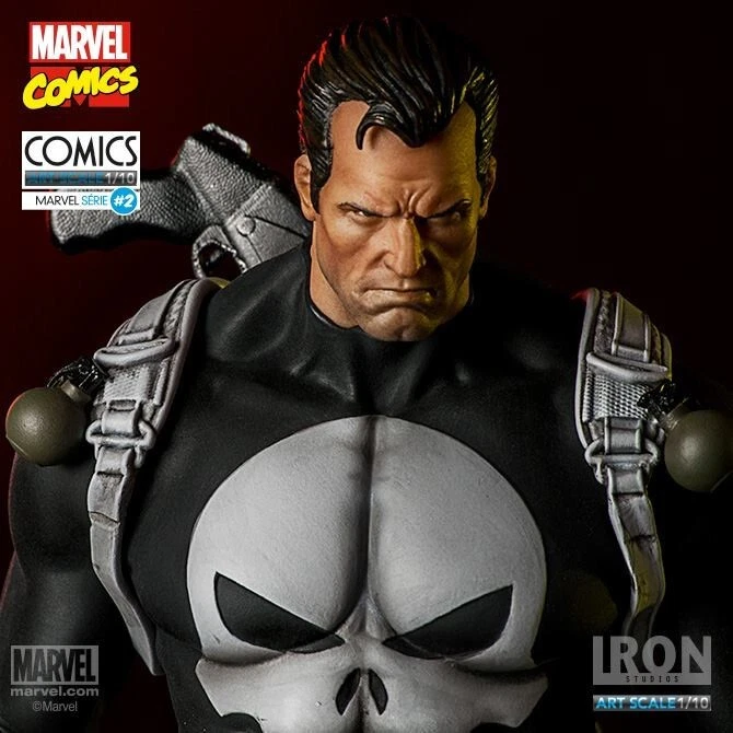 Iron Studios Punisher Statue Figure Marvel Frank Castle Rare Limited Ed 1:10 - Image 2 of 4