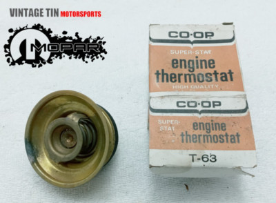 NOS Vintage CO-OP Super Stat T-63-195 Degree Thermostat