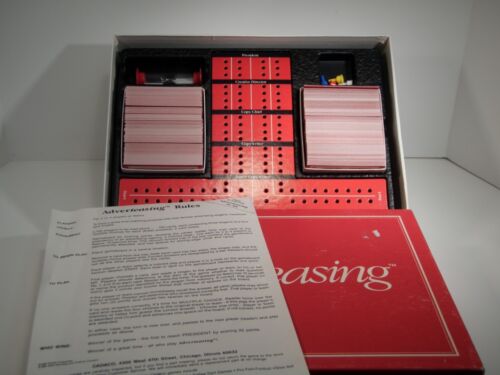 1988 Adverteasing Party Board Game by Cadaco 100% Complete! - 第 1/1 張圖片