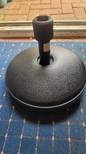 NEW 7Kg / 7 Litre Capacity Water Filled Garden Parasol / Umbrella Base in Black
