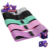 Fitnessband Set WiderstandsbäNder FüR Yoga Pilates Krafttraining Beintraining