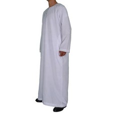 Islamic Men Robes Jubba Kaftan Saudi Dishdasha Daffah Muslim Thoub Thobe Ramadan