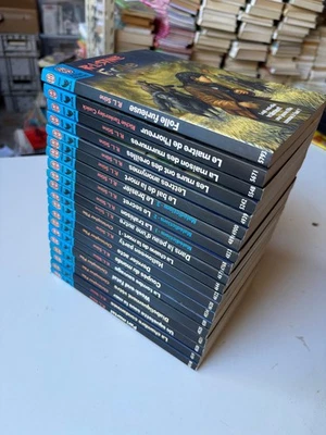 LOT 20 livres série PEUR BLEUE - J'ai Lu / R.L. Stine - Photo 1/4