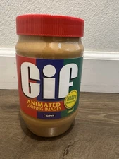 GIF / JIF Peanut Butter 40oz Jar / Unopened 2020 / Giphy / RARE / SEALED