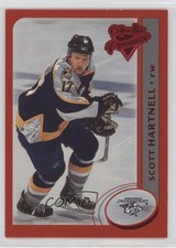 2002-03 O-Pee-Chee Premier Red 75/100 Scott Hartnell #206 00er