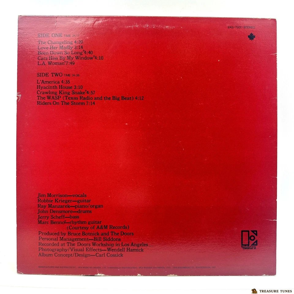 The Doors – L.A. Woman Vinyl (LP, Album, Reissue, Stereo) - Image 3 of 4