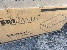 Eridanus Oslo 23  X 18  Undermount Single Bowl White Ceramic Kitchen Sink