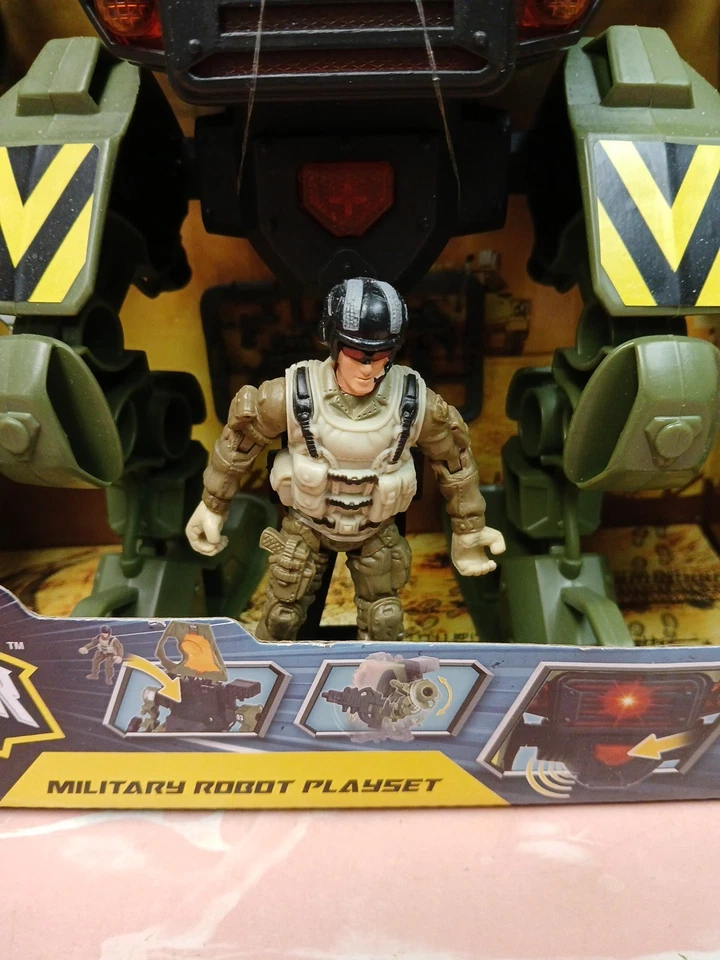 Chap Mei-Soldier Force Giant Exobot Battle Mech Nuevo 12" Incluye Driver, Armas Foto 3 de 4