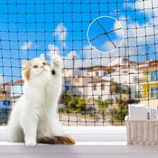Cat Netting Balcony, 10X13Ft Steel Wire Reinforced Balcony Screen for Pets, Anti