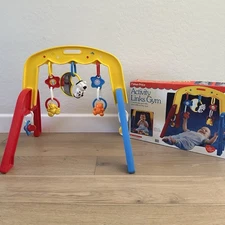 Vintage 1990 Fisher Price Activity Links Gym Baby Play ToysRUs Boxed Complete
