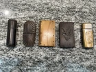 Lot Of 5 Civil War Era Match Cases, Some With Matches