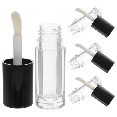  5 Pcs Lippenöl-Verpackung Lippenstift Leerhülsen Plastiklipglossrohre