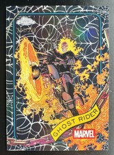 Ghost Rider 2025 Topps Chrome Marvel Spider Web /399 Refractor SP #183