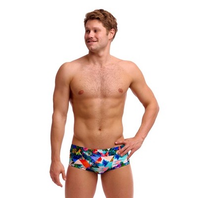 Funky Trunks Badehose Badeshorts Schwimmhose Herren Palm Prism