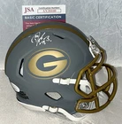 Don Beebe signed Green Bay Packers Slate mini helmet autographed JSA
