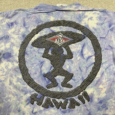 Vintage Bear Surfboards T Shirt Size Large Tie Dye Hawaii Surf Beach USA Made