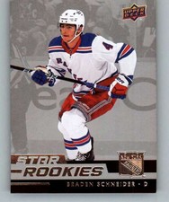 Braden Schneider RC 2022-23 Upper Deck Star Rookies #11 Rangers NHL  ID:166276