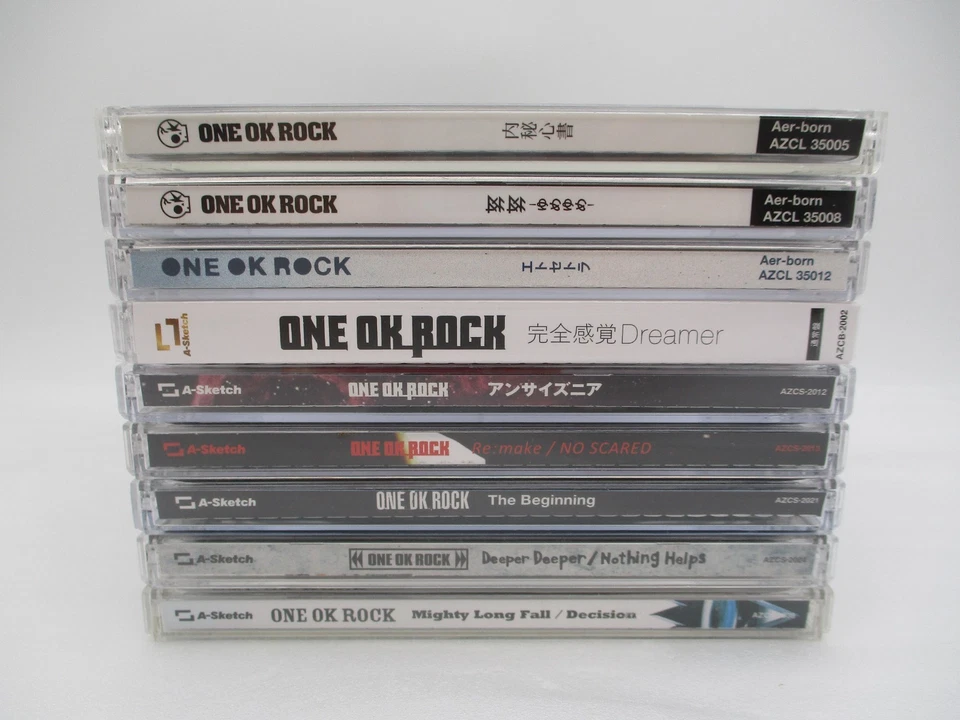 ONE OK ROCK 9 CDs Et Cetera, Yumeyume, Naihishinsho, Deeper Deeper, Re:make ... - Bild 3 von 4