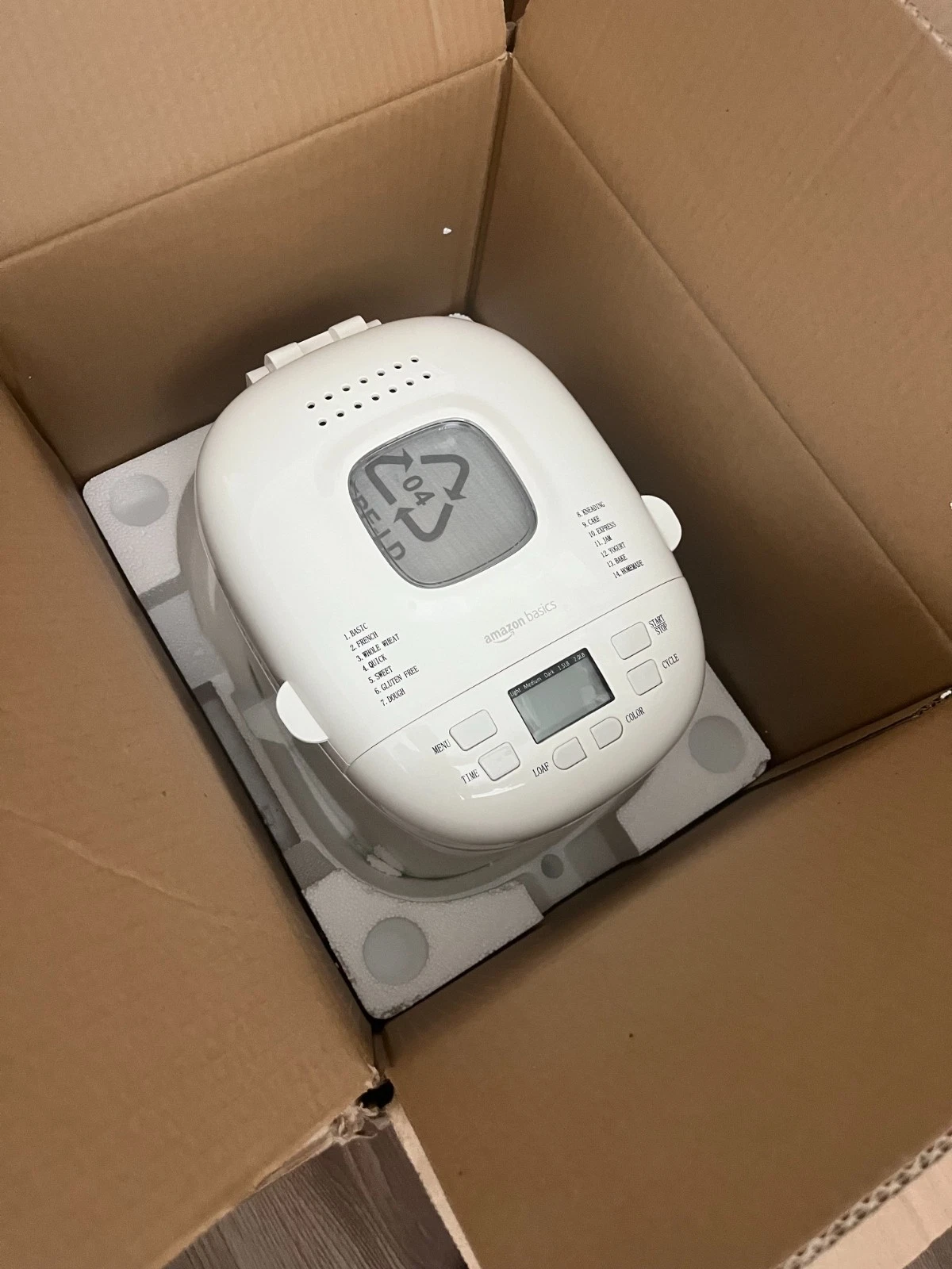 Amazon Basic Bread Maker Machine- new in box