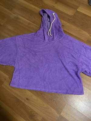 Double Zero Sweater Purple Hoodie Size Large
