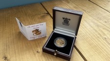 1991 Elizabeth II Proof Gold Full-Sovereign with box and certificate