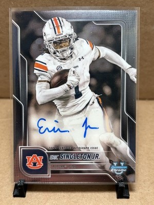 2025 Bowman University Chrome Eric Singleton Jr. #BCA-ESI Auburn