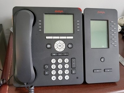 Avaya Phones - black/grey 9608 and 9608G models with side cars & accessories