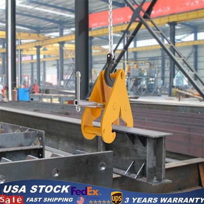 Beam Clamp 3 Ton Load Capacity Lifting Clamp Adjustable Opening Flange 80-320mm