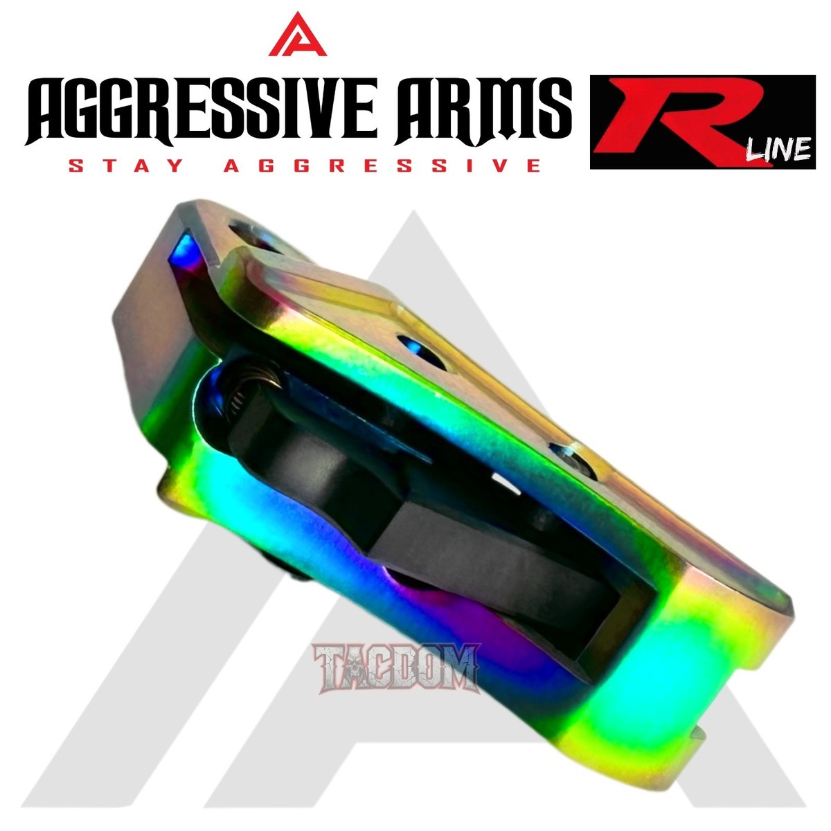 AGGRESSIVE ARMS STAINLESS STEEL RAINBOW TRIGGER GLOCK 17 19 23 43x