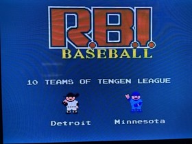 R.B.I. RBI Baseball NES Nintendo Original Authentic TENGEN Game TESTED