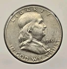 1963-D 50C 90% SILVER Franklin Half Dollar