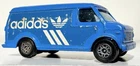 1978 Corgi Juniors Vintage Blue Chevy Chevrolet Van Adidas 1:64 GT. Britain Made