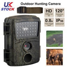 New 1080P Trail Wildlife Camera with 32GB SD Card Hunting Cam PIR HD Night Visio