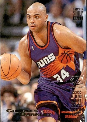 Charles Barkley - 1993-94 Topps Stadium Club Basketball - Triple Double #110