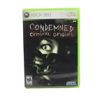 Condemned Criminal Origins for Xbox 360 Tested and Working