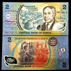 Western Samoa 2 Tala 1990 Polymer Banknote World Paper Money Unc Currency Bill