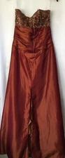 NWOT Women’s Burnt Amber Pesavento Couture Gown Size 14