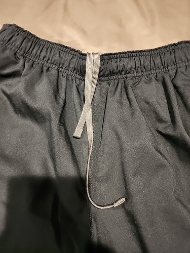 Nike Dri-Fit Mens Training Workout Pants Drawstring Blue Polyester Size Medium - Picture 4 of 11