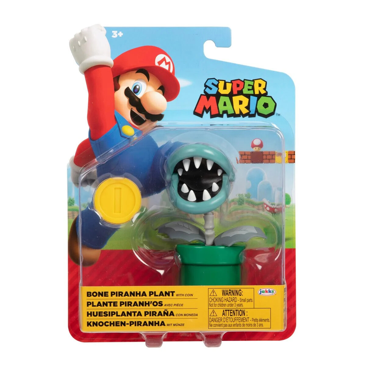World of Nintendo Super Mario Bone Piranha Plant - 4-inch World of Nintendo Super Mario Bone Piranha Plant - 4-inch