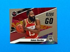 2019-20 Panini Mosaic James Harden Give And Go #6 Houston Rockets (V)