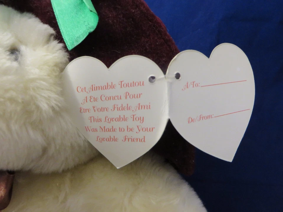 Oso de peluche Mania de San Valentín con sombrero 9" Foto 2 de 3