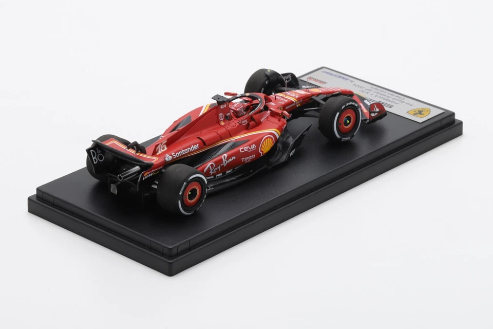 LookSmart Ferrari  - Charles Leclerc - 2024 Saudi Arabia GP 1:43 Car LSF1057 - Image 3 of 3