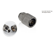 Bitspower G1/4" Black Sparkle Rotary Compression Fitting CC3 For ID 3/8" OD 5/8"