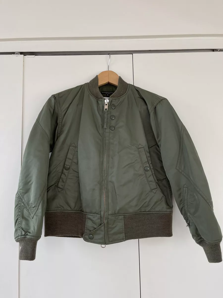 Engineered Garments x BEAMS BOY MA-1 Flight Jacket Olive P/XXS