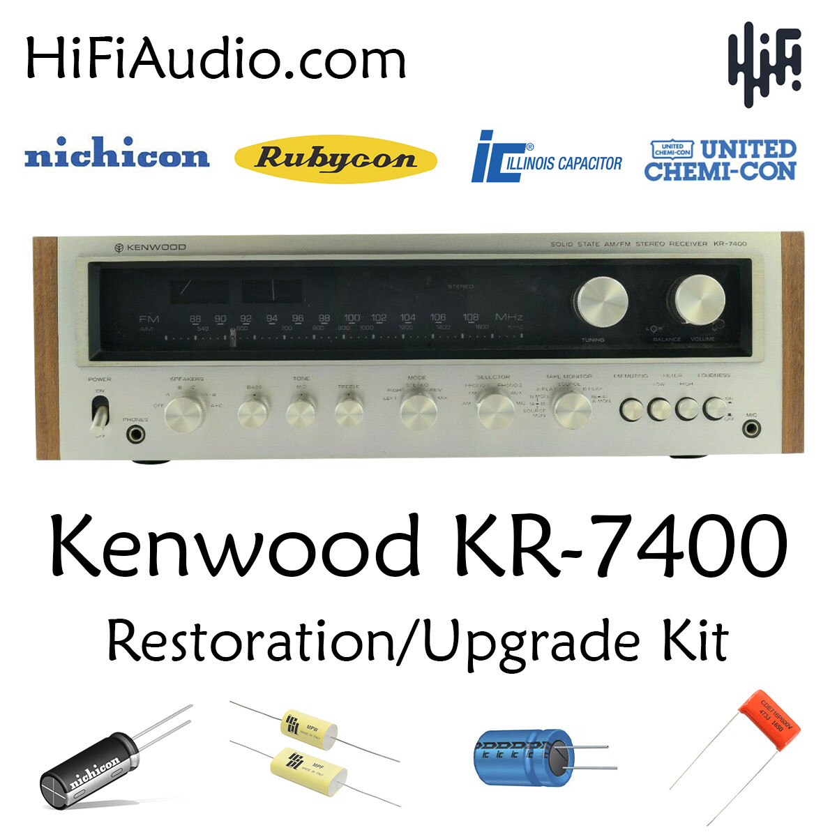 Kenwood KR-7400 vintage audio equipment - eBay listing photo 4
